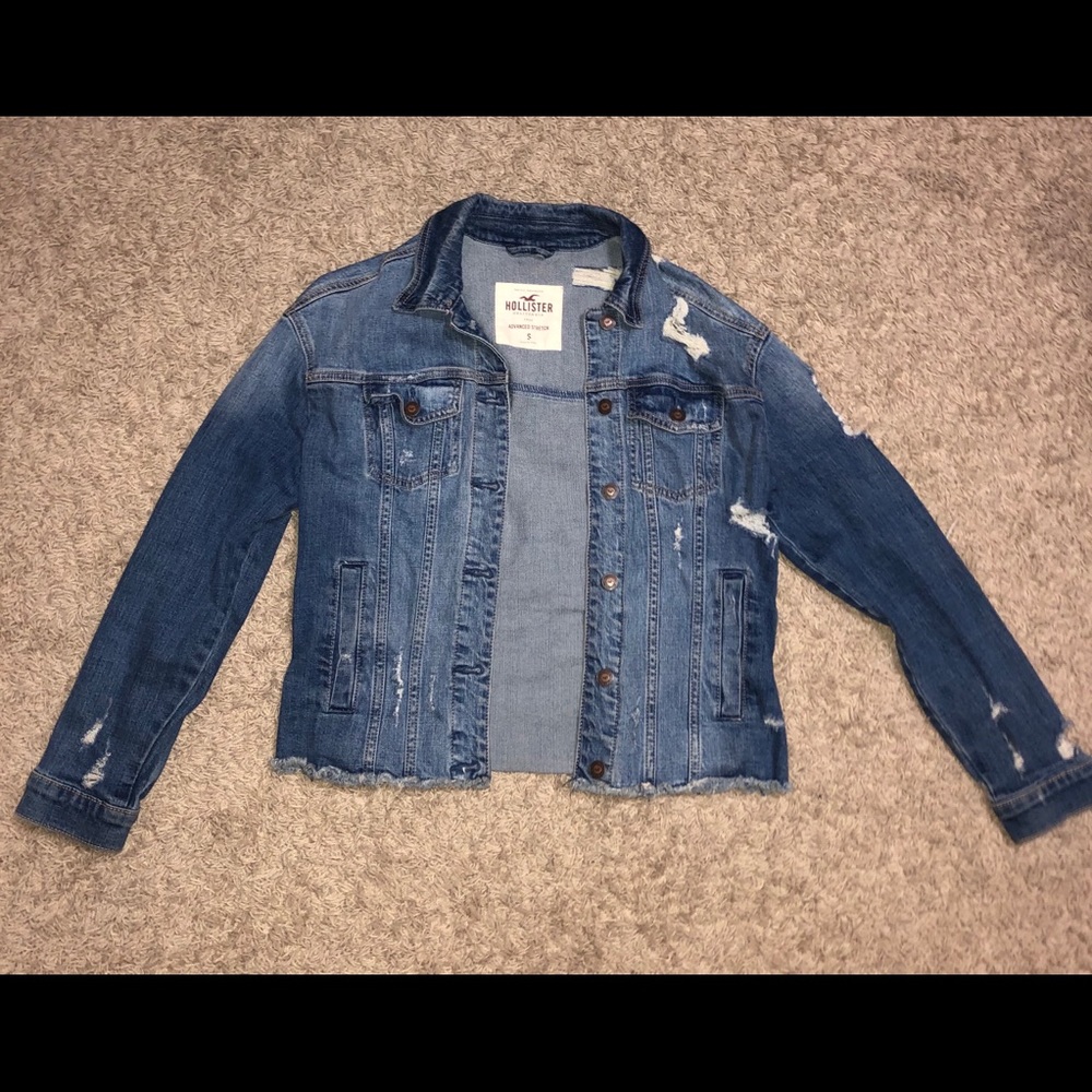 Hollister Ripped Jean Jacket